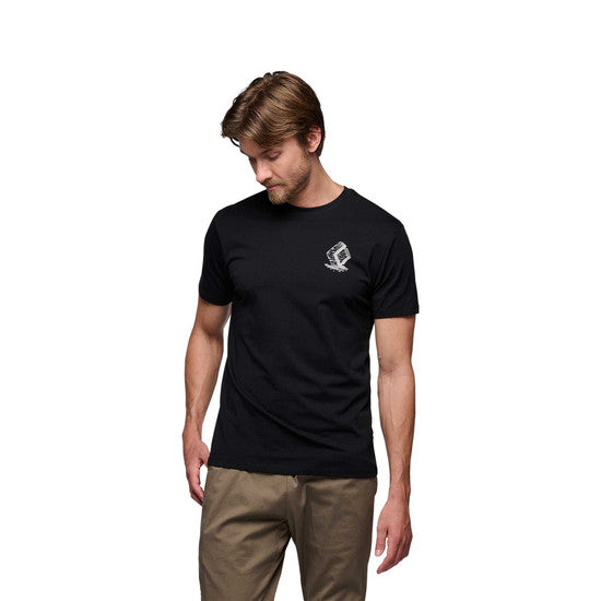 Black Diamond M Boulder Ss Tee Black Herr - T-Shirt