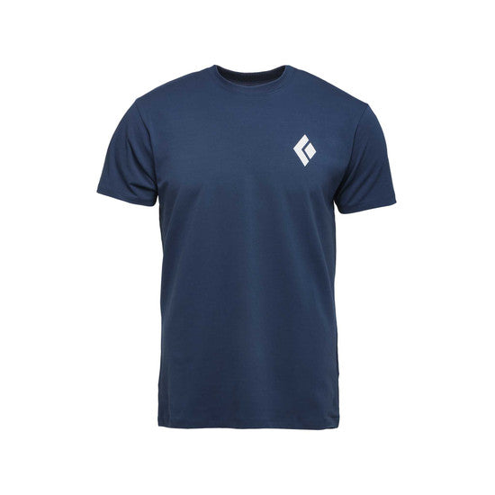 Black Diamond M Equipmnt For Alpinist Ss Tee Indigo Herr - T-Shirt