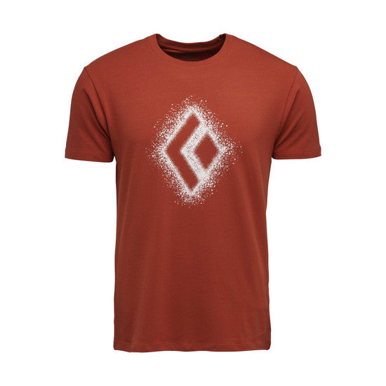 Black Diamond M Chalked Up 2.0 Ss Tee Burnt Sienna Herr - T-Shirt