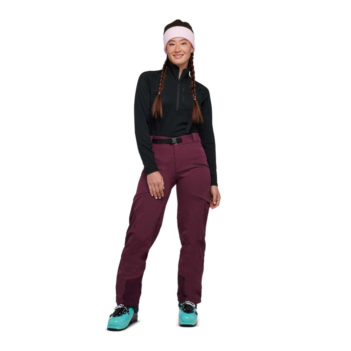 Black Diamond W Dawn Patrol Pants Blackberry Dam - Byxor