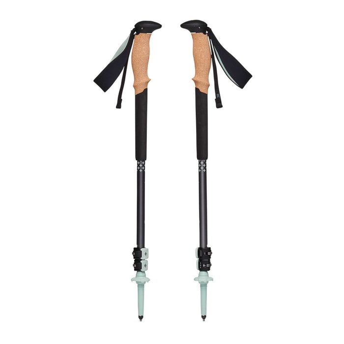 Black Diamond Pursuit Trekking Poles Charcoal-Foam Green  - Stav