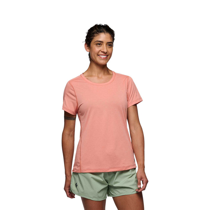 Black Diamond W Lightwire Ss Tech Tee Himalayan Salt Dam - T-Shirt