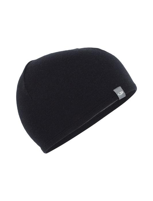 Icebreaker Unisex Merino Pocket Beanie  Black/Gritstone Heathe