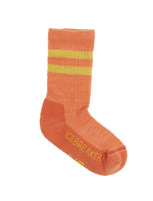 Icebreaker Kids' Merino Blend Hike Light Crew Socks  Ember/Lux Unisex Barn - Strumpor Dam