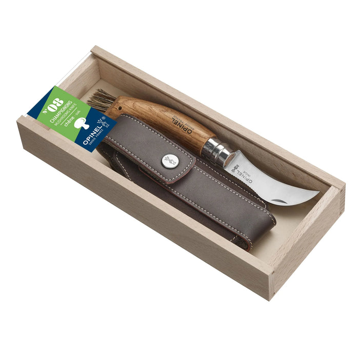 Opinel Case N08 Mushroom Oak +sheath