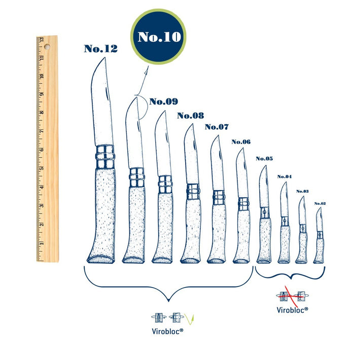 Opinel N03 Beech Stnlss Stl