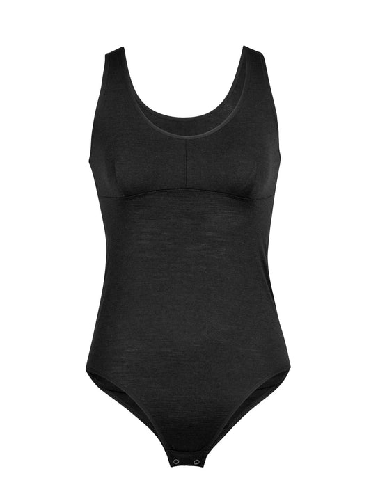 Icebreaker Merino Queens Tank Bodysuit  Black Dam - Underkläder Dam