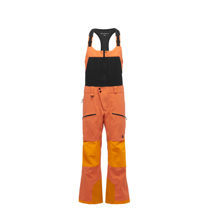 Black Diamond M Recon Stretch Pro Bibs Orange-Flame Herr - Hängselbyxor