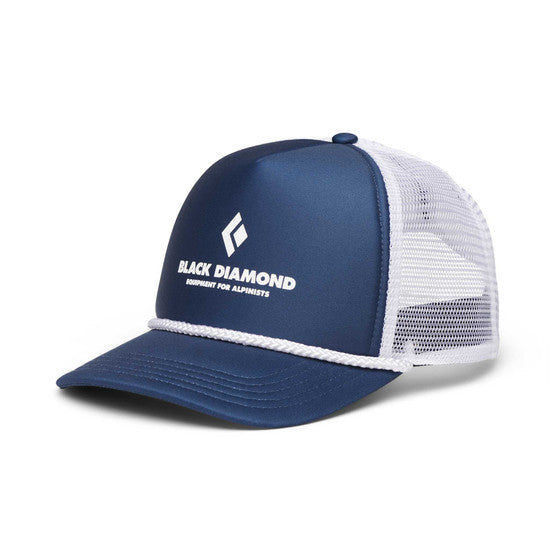 Black Diamond Flat Bill Trucker Hat Indigo-White Eqpmnt for Alpnst  - Keps