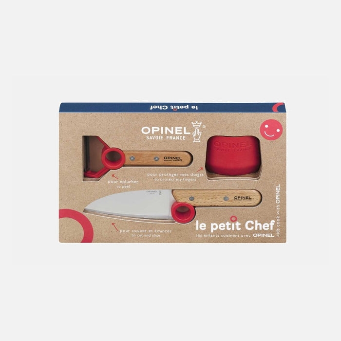 Opinel Le Petit Chef Red Set