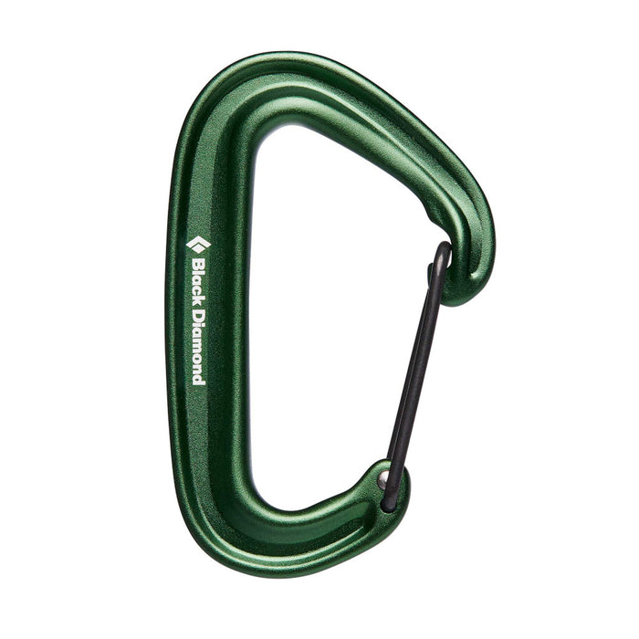 Black Diamond Miniwire Carabiner Green  - Kabin