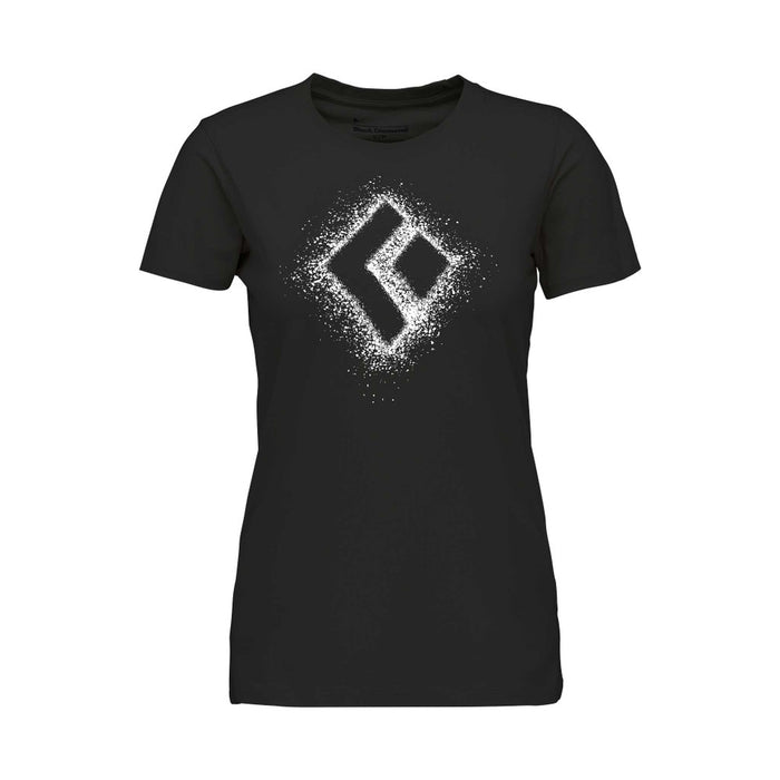 Black Diamond W Chalked Up 2.0 Ss Tee Black Dam - T-Shirt