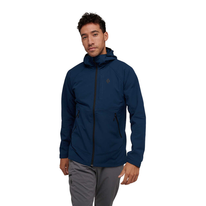 Black Diamond M Element Hoody Indigo Herr - Huvtröjor