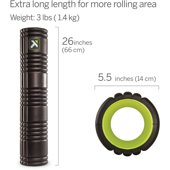 Triggerpoint Grid 2.0 Foam Roller Black 66 Cm