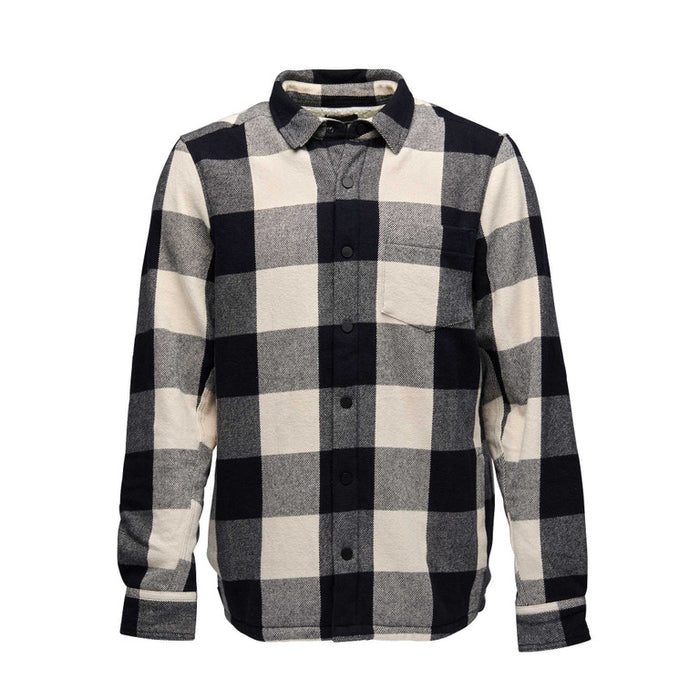 Black Diamond M Project Lined Flannel Black-Off White Plaid Herr - Tröja