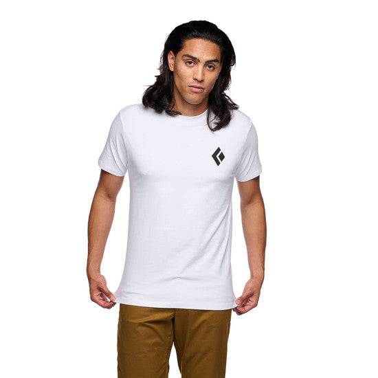 Black Diamond M Equipmnt For Alpinist Ss Tee White Herr - T-Shirt