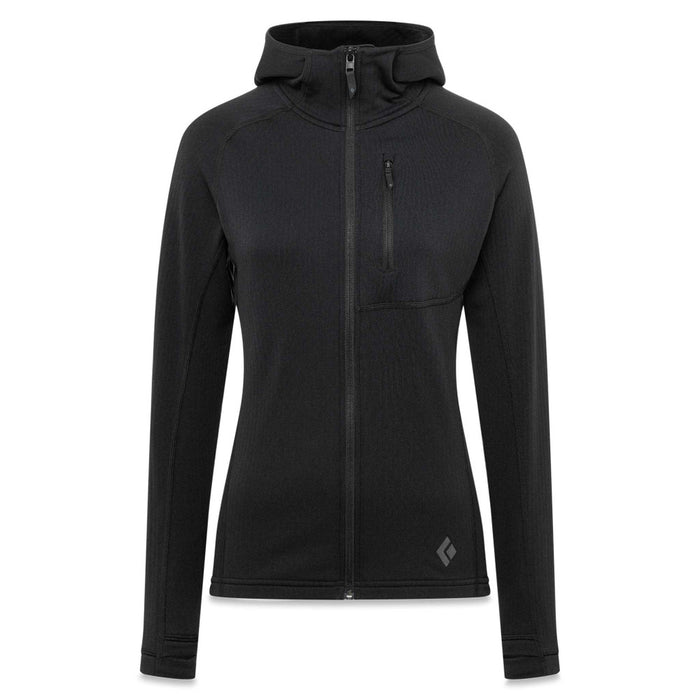 Black Diamond W Coefficient Hoody Black Dam - Huvtröja