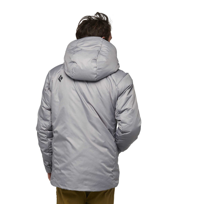 Black Diamond M Belay Parka Pewter Herr - Jacka