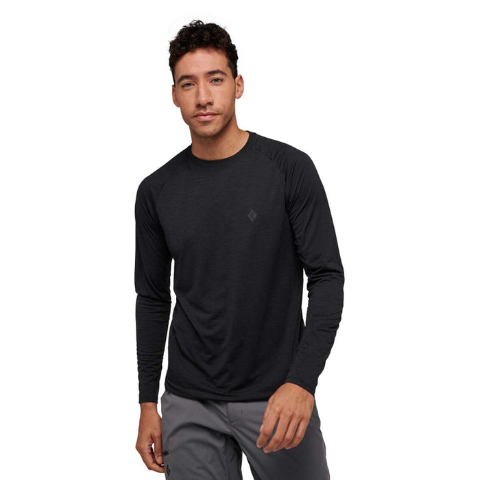 Black Diamond M Lightwire Ls Tech Tee Black Herr - T-Shirt