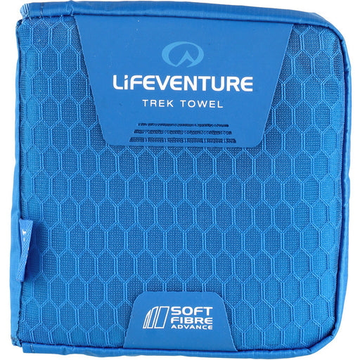 Lifeventure Softfibre Advance Trek Towel Pocket Blue 37 X 37 Cm