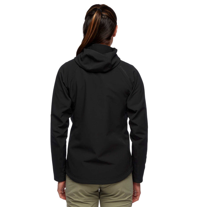 Black Diamond W Element Hoody Black Dam - Huvtröja