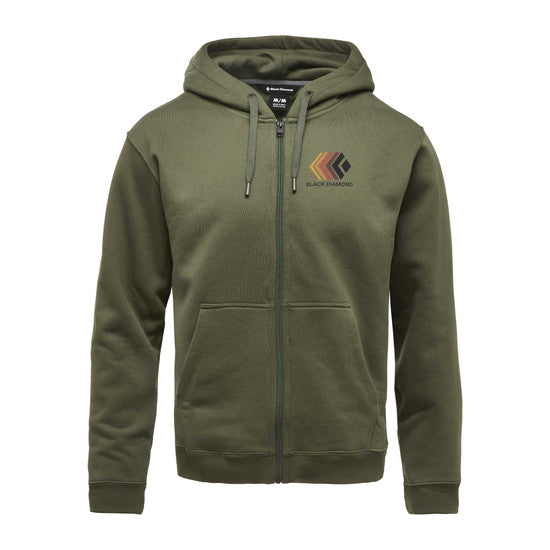 Black Diamond M Faded Full Zip Hoody Tundra Herr - Huvtröja