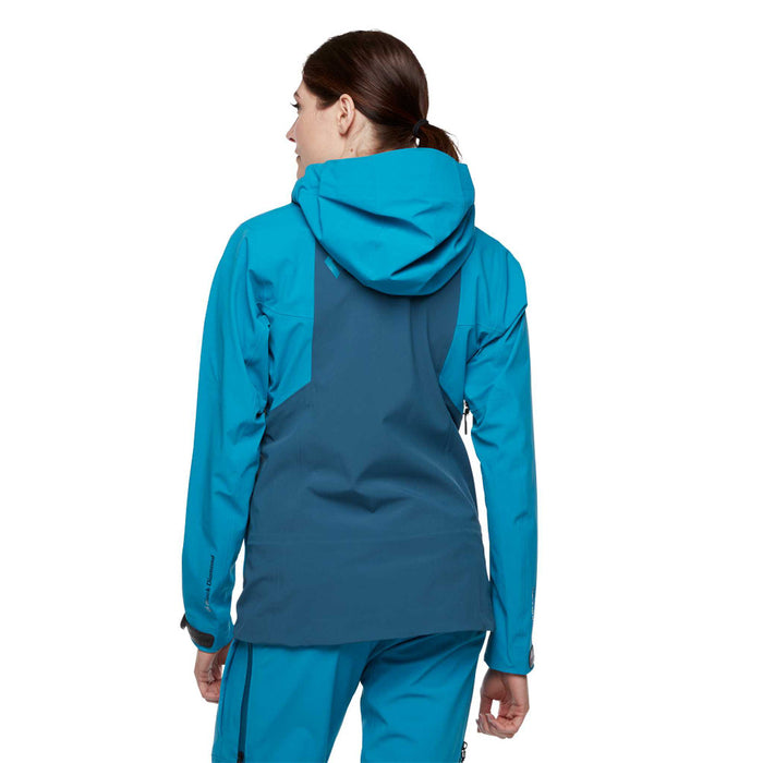 Black Diamond W Recon Stretch Ski Shell Azul-Azurite Dam - Skaljacka