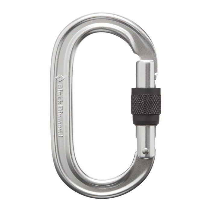 Black Diamond Oval Keylock Scrwgt Carabiner Polished  - Kabin