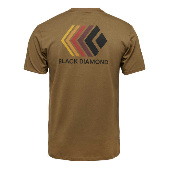 Black Diamond M Faded Ss Tee Dark Curry Herr - T-Shirt