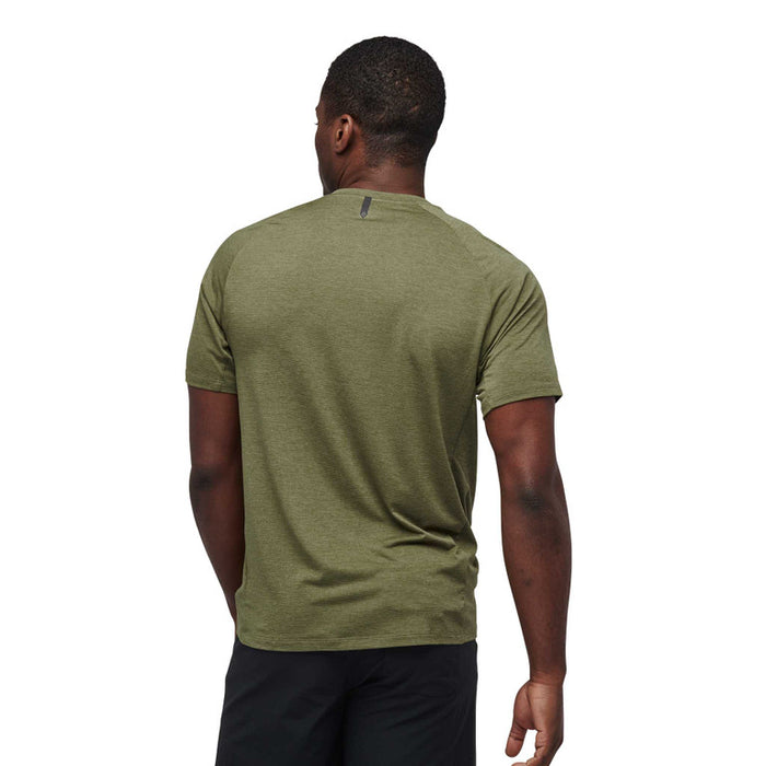 Black Diamond M Lightwire Ss Tech Tee Crag Green Herr - T-Shirt