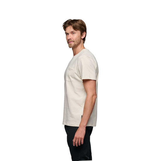 Black Diamond M Project Ss Tee Off White Herr - T-Shirt