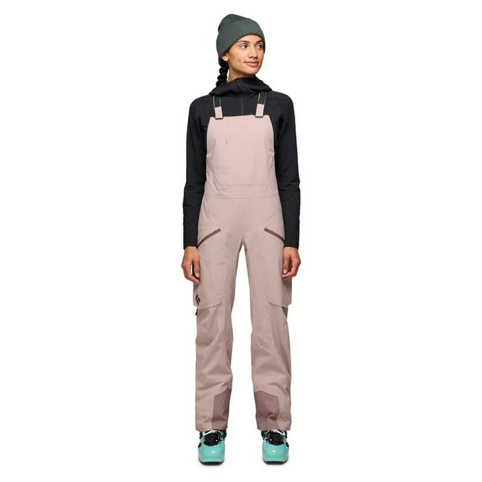 Black Diamond W Factor Bibs Pale Mauve - Hängselbyxor