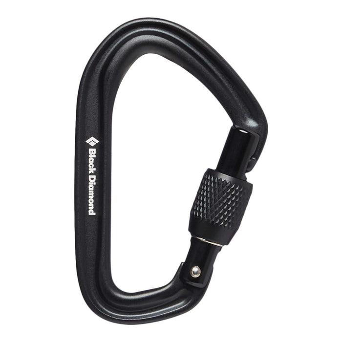 Black Diamond Hotforge Screwgate Carabiner Black  - Kabin