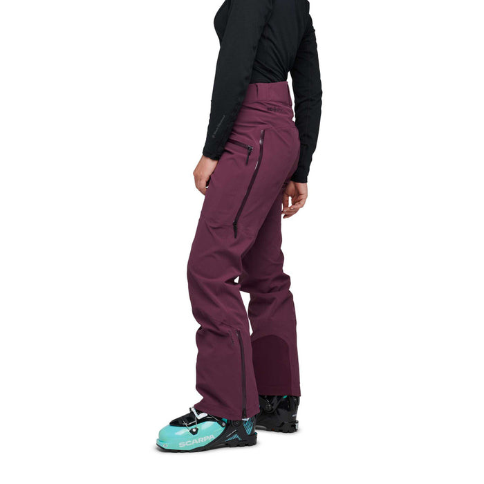 Black Diamond W Recon Stretch Ski Pants Blackberry Dam - Skidbyxor