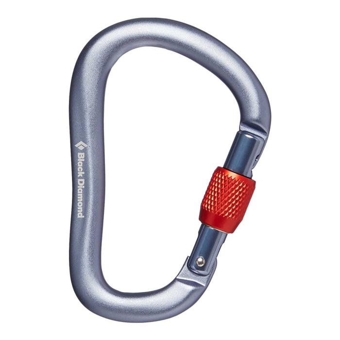 Black Diamond Rocklock Screwgate Carabiner Gray  - Kabin