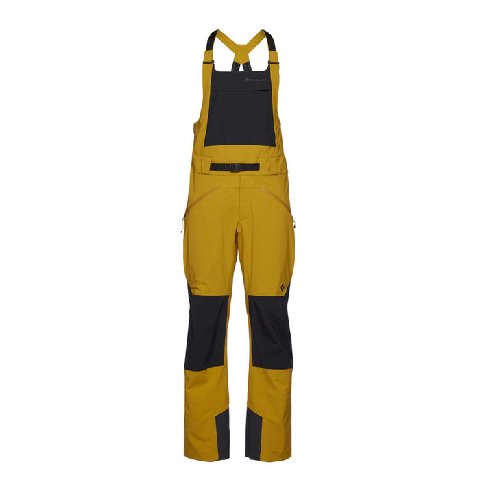 Black Diamond M Recon Stretch Bibs Amber-Black Herr - Hängselbyxor