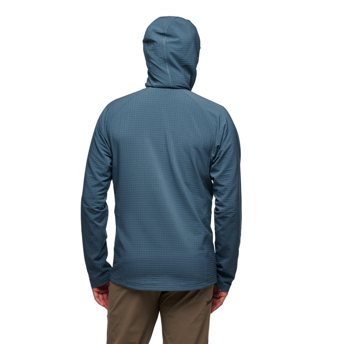 Black Diamond M Coefficient Storm Fz Hoody Creek Blue Herr - Huvtröjor