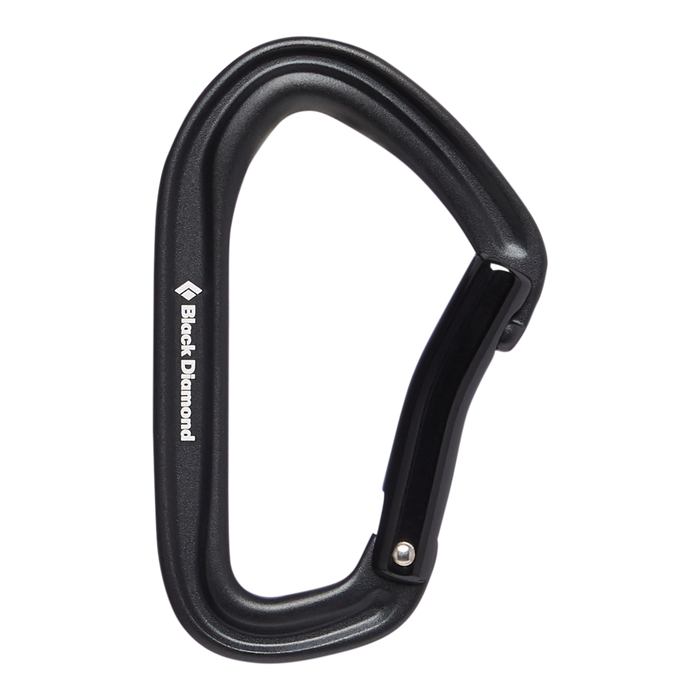 Black Diamond Hotforge Bent Gate Carabiner Black  - Kabin