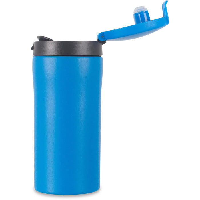 Lifeventure Flip-Top Thermal Mug Matt Blue 300 Ml