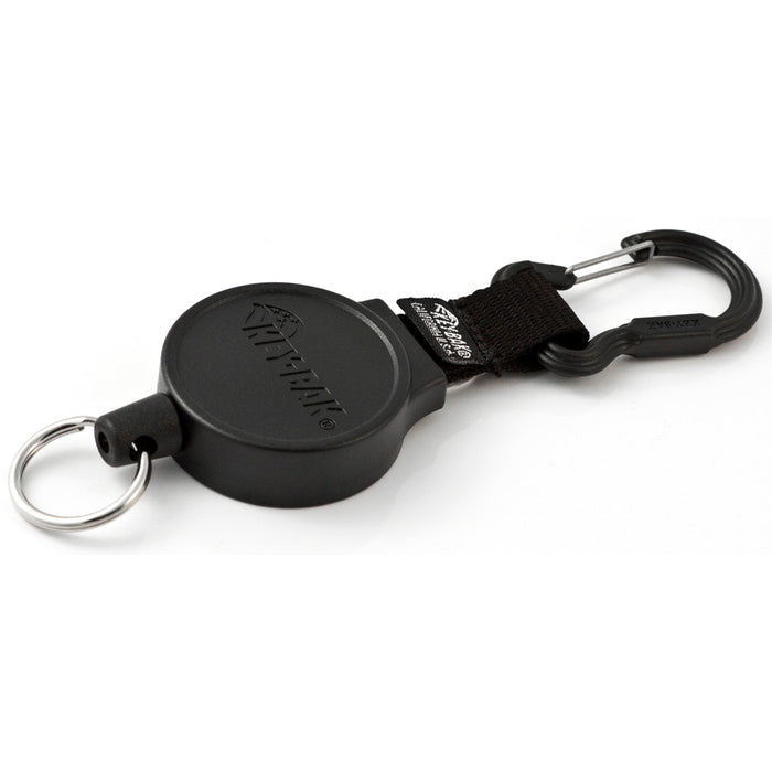 Key-Bak Carabineer, Polycarbonate Black Sort 90Cm/170Gr