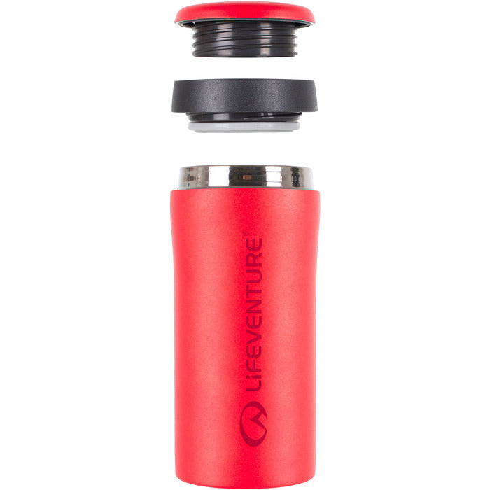 Lifeventure Thermal Mug Matt Red 300 Ml