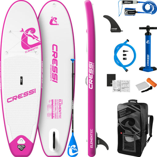 Cressi Element All Round Isup Set 9'2'' White/Pink Onesize