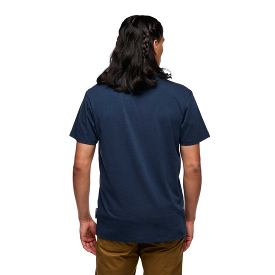 Black Diamond M Project Ss Tee Indigo Herr - T-Shirt