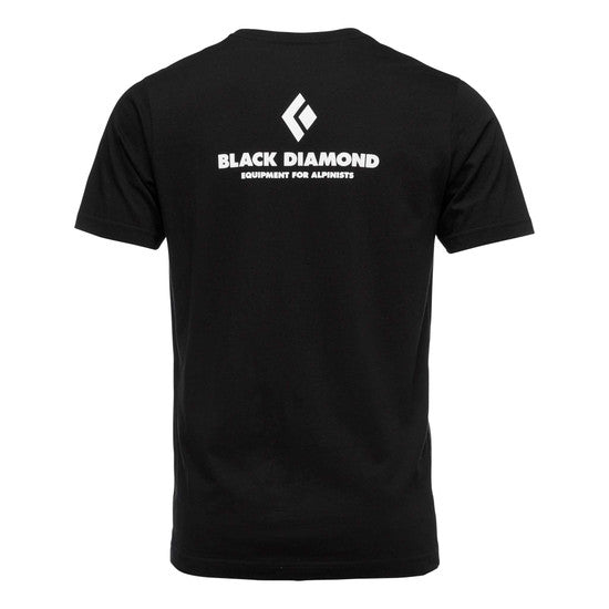 Black Diamond M Equipmnt For Alpinist Ss Tee Black Herr - T-Shirt