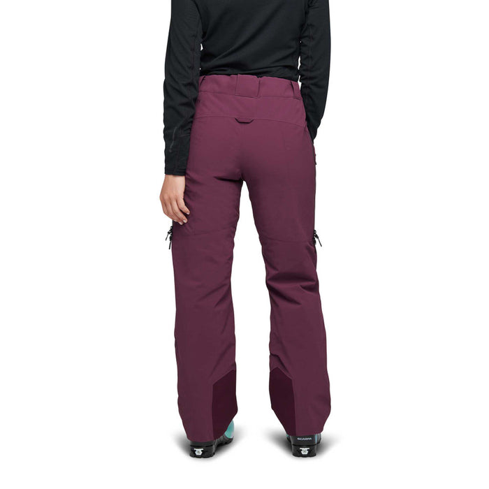 Black Diamond W Recon Stretch Ski Pants Blackberry Dam - Skidbyxor