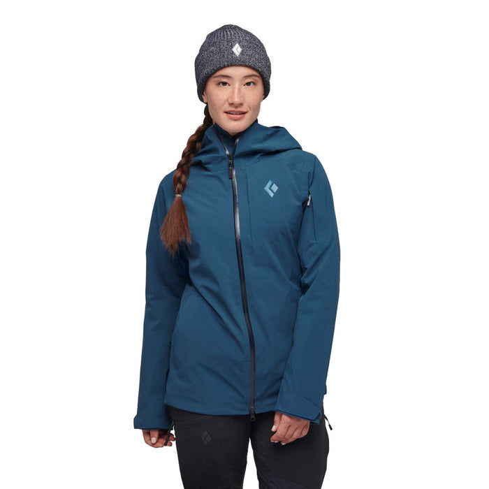 Black Diamond W Recon Insulated Shell Azurite Dam - Skidjacka