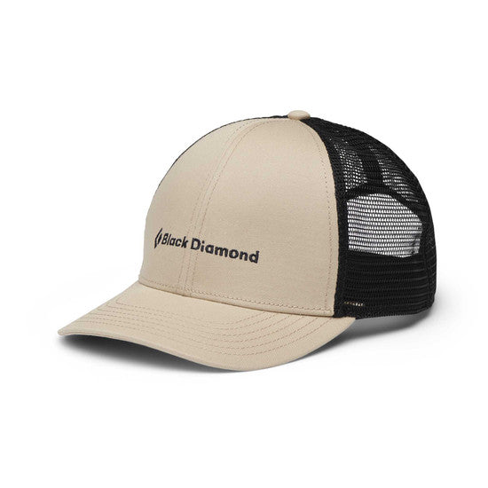 Black Diamond Bd Trucker Hat Khaki-Black Wordmark  - Keps