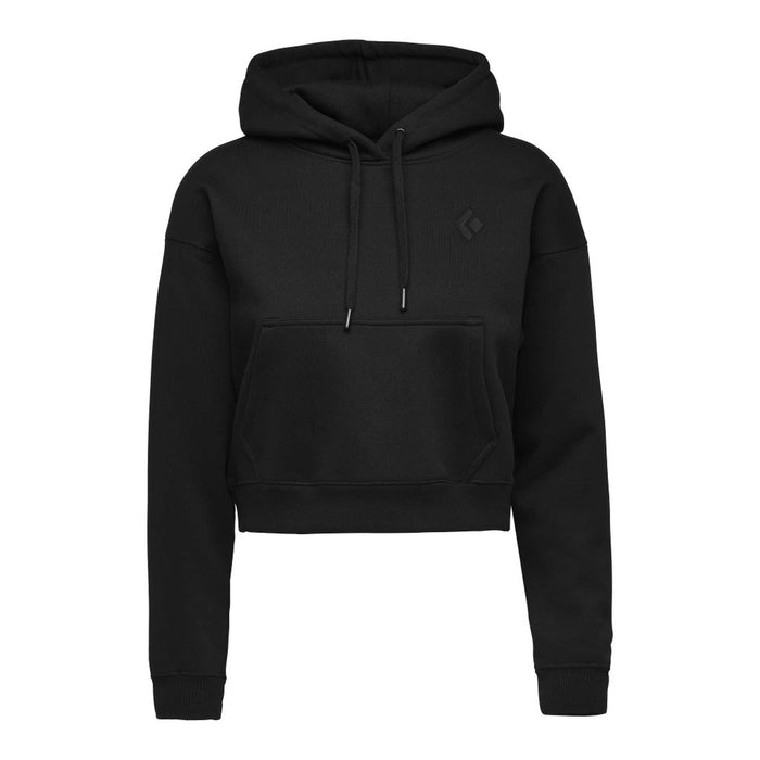 Black Diamond W Crop Po Hoody Black Dam - Luvtröja