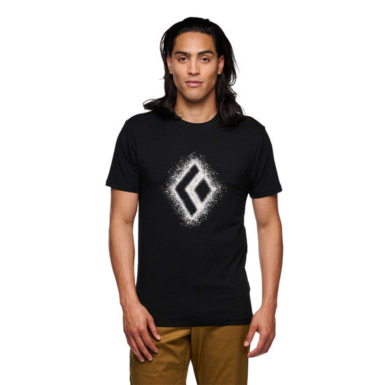 Black Diamond M Chalked Up 2.0 Ss Tee Black Herr - T-Shirt