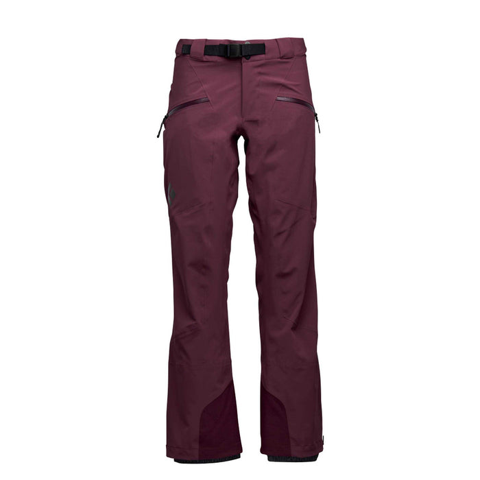 Black Diamond W Recon Stretch Ski Pants Blackberry Dam - Skidbyxor